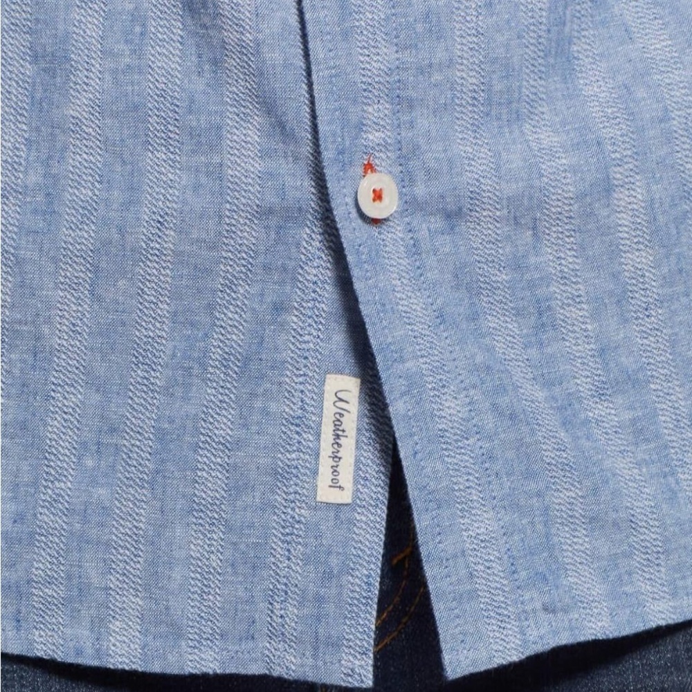 Weatherproof Vintage set of 2 Men’s Washable Linen SS Button Down Shirts, XL - Picture 4 of 14